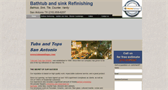 Desktop Screenshot of bathtubrefinishingsanantonio.com